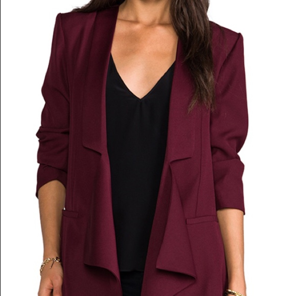 BB Dakota Dustin Satin Blazer